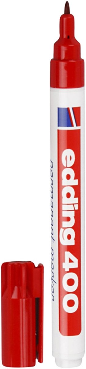 Edding 400 Marker, lijndikte: 1 mm, rood, 1stuk [HOB-25015]